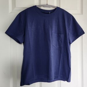 Everlane Box-Cut Tee, Deep Cobalt